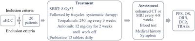 Toripalimab in combination with Anlotinib for unresectable hepatocellular carcinoma after SBRT: A prospective, single-arm, single-center clinical study